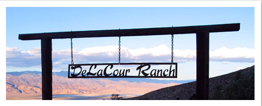 De La Cour Ranch | Lone Pine California Lodging & Camping Logo